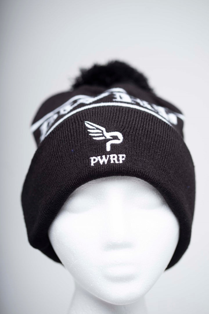 Pom-Pom Beanie PWRF logo