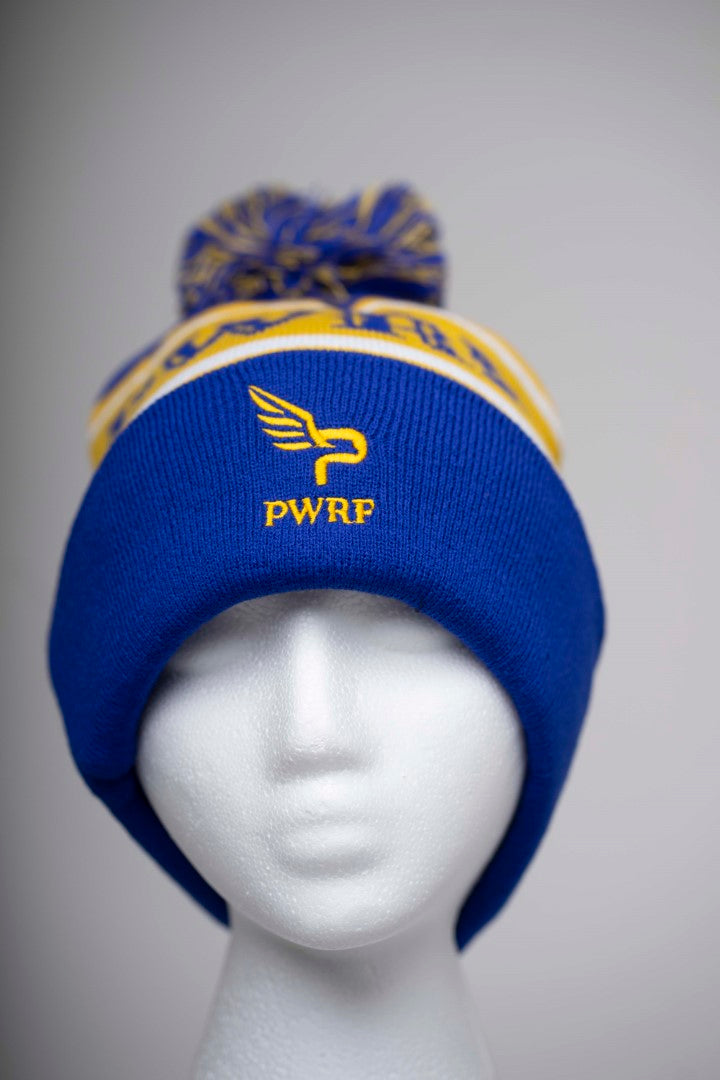 Pom-Pom Beanie PWRF logo