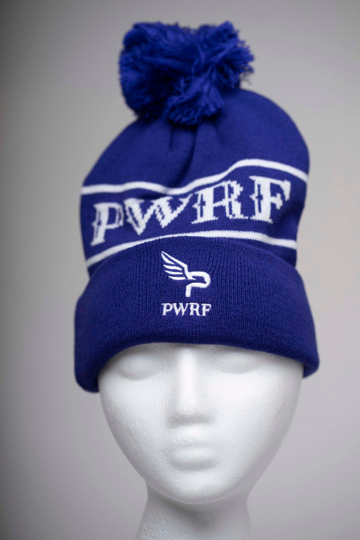 Pom-Pom Beanie PWRF logo