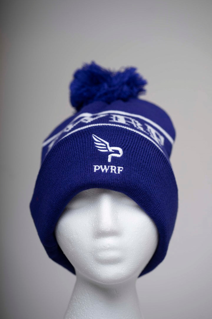 Pom-Pom Beanie PWRF logo