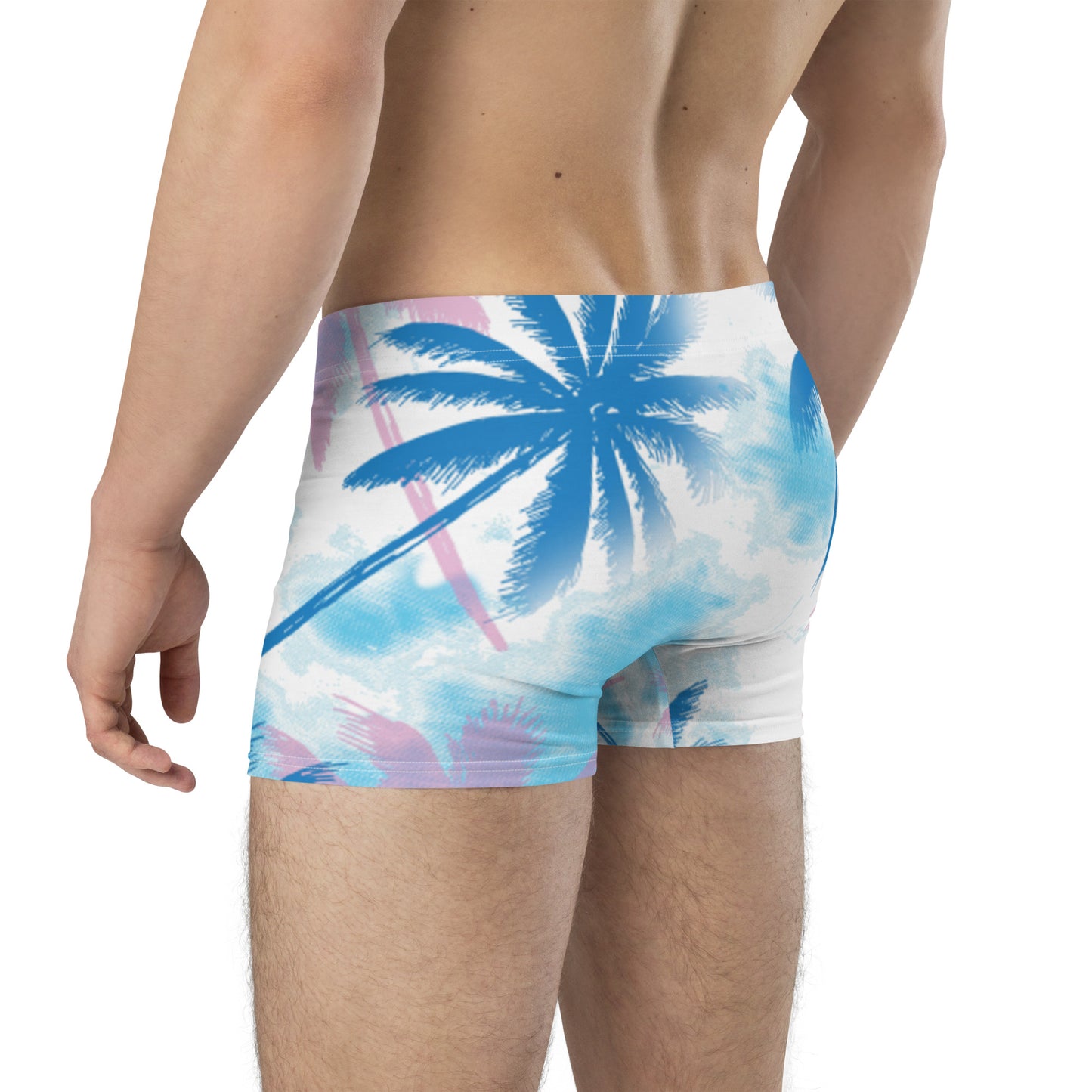 Men's PWRF Printed Palms Miami Edition Boxer Briefs