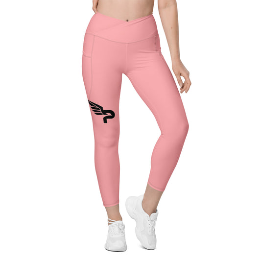 Women's Crossover Leggings with Pockets