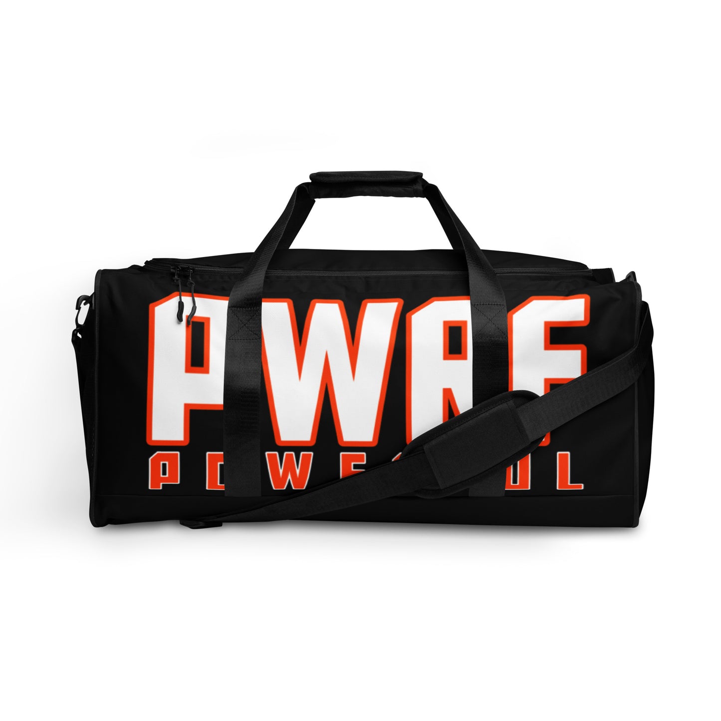 PWRF POWERFUL Orange Duffle bag