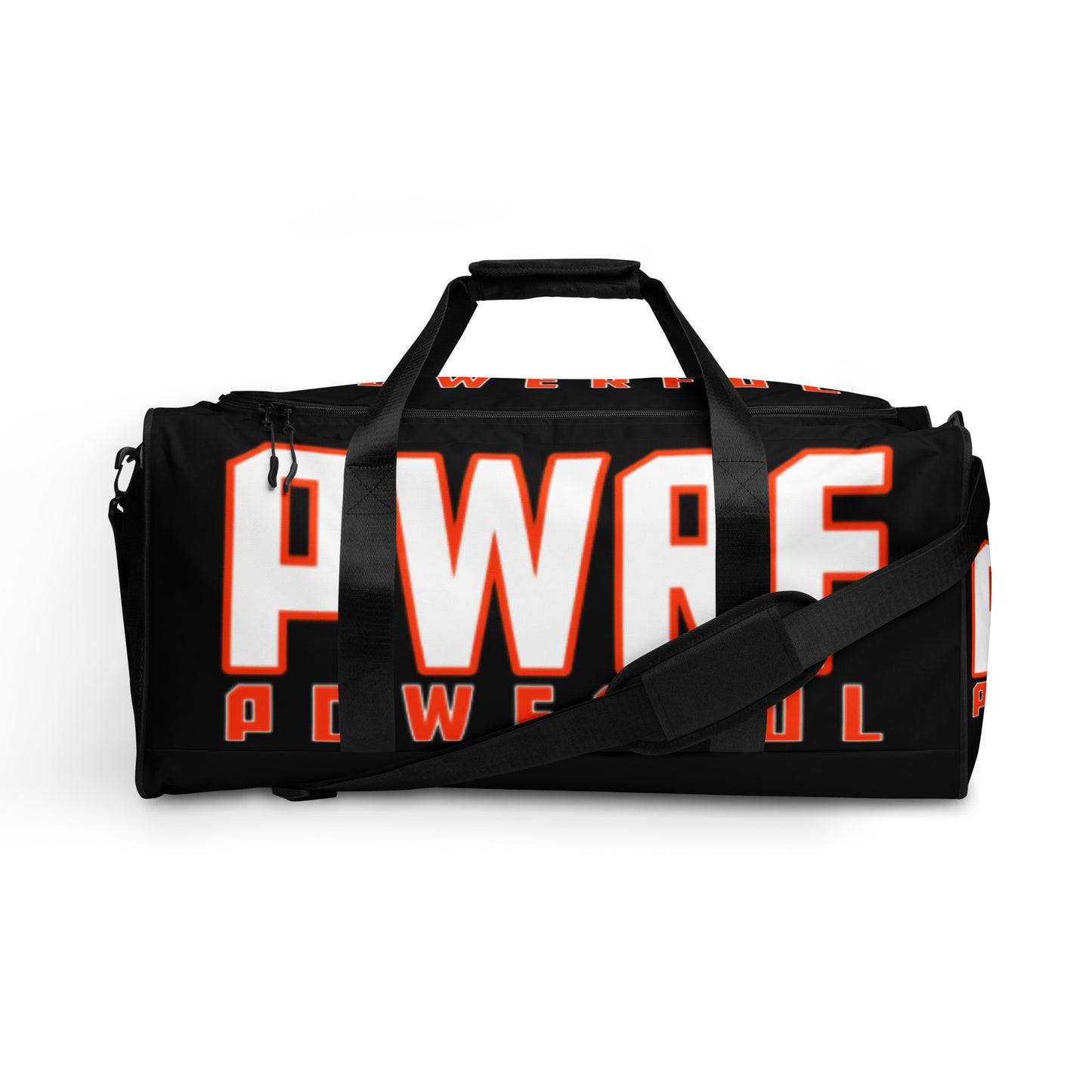 PWRF POWERFUL All Over Orange Duffle bag