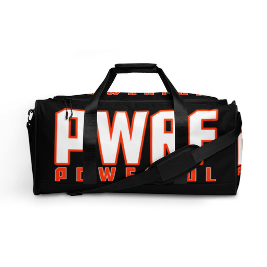 PWRF POWERFUL All Over Orange Duffle bag