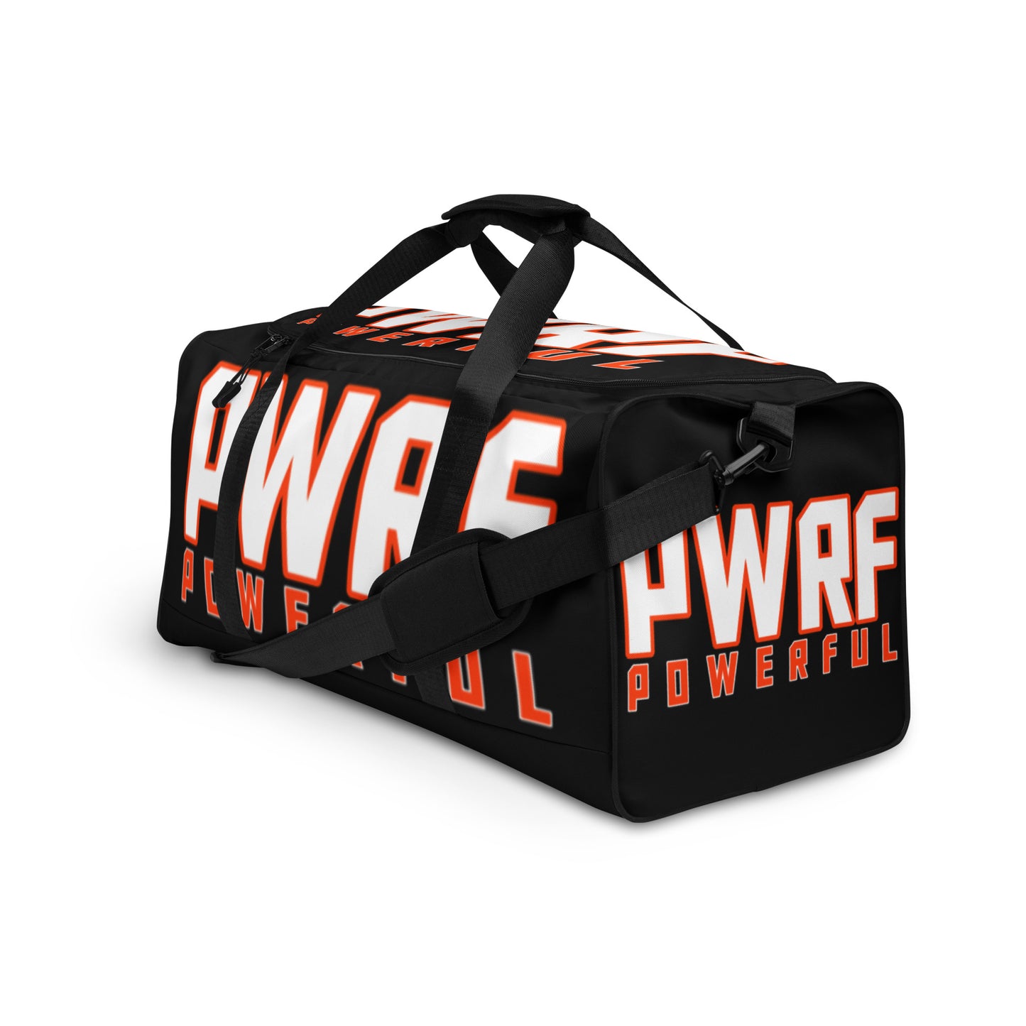 PWRF POWERFUL All Over Orange Duffle bag