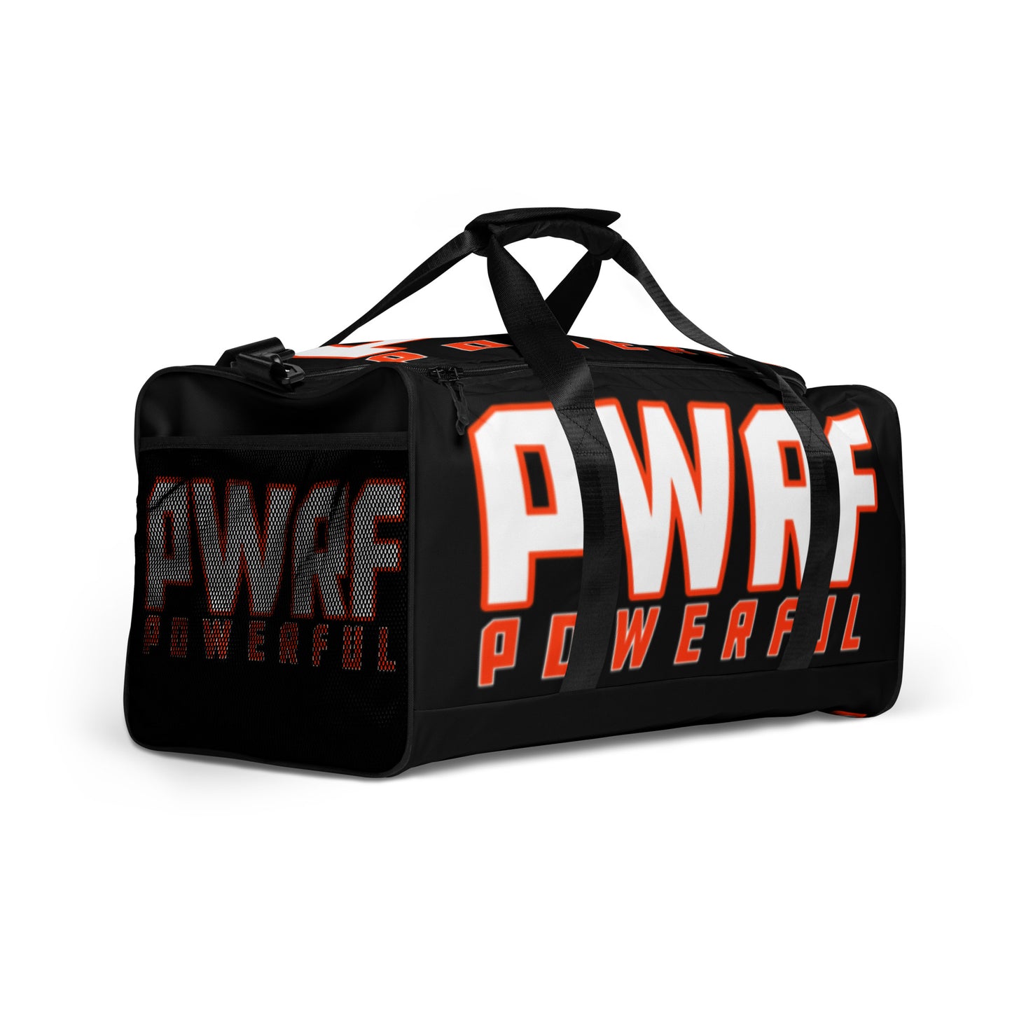 PWRF POWERFUL All Over Orange Duffle bag