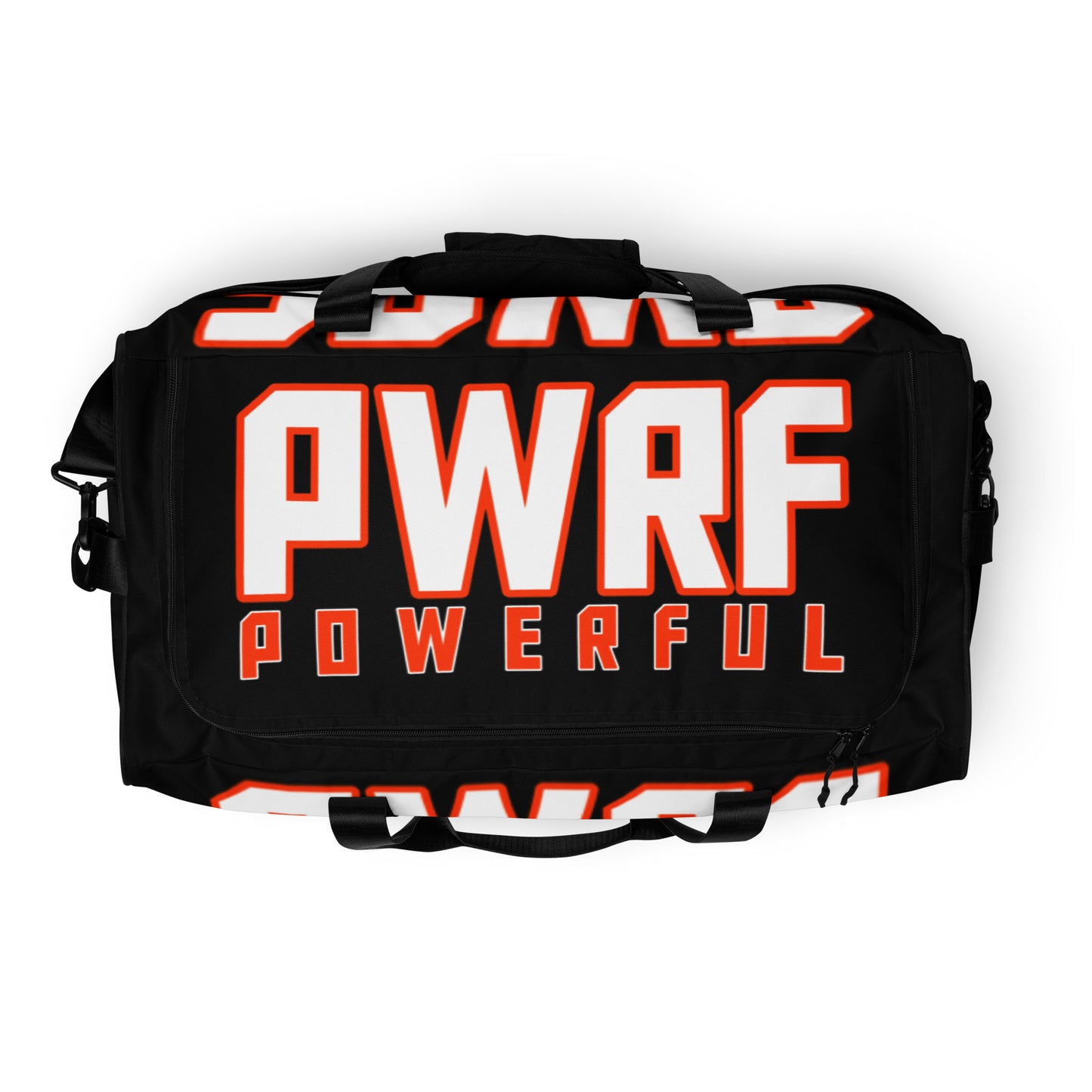 PWRF POWERFUL All Over Orange Duffle bag