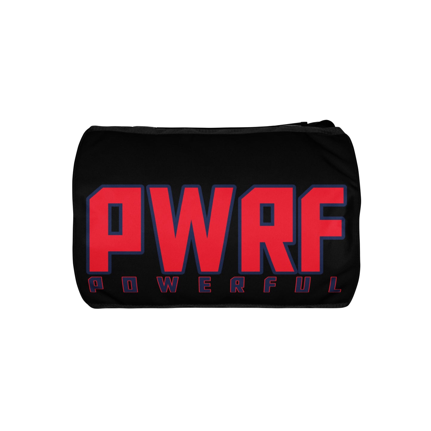 PWRF POWERFUL All-over Print Gym Bag with Sides