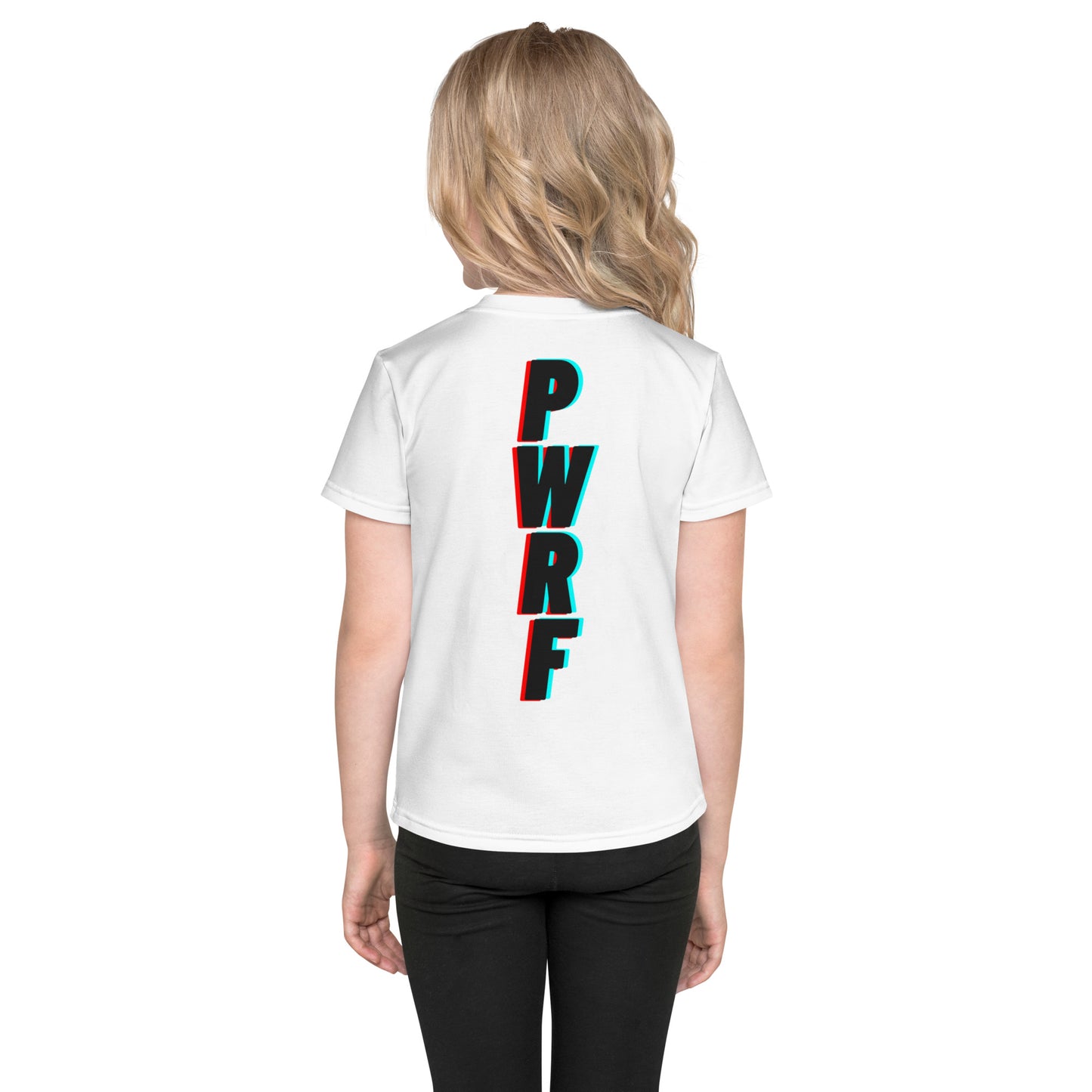 Kids PWRF Fluo Crew Neck T-Shirt