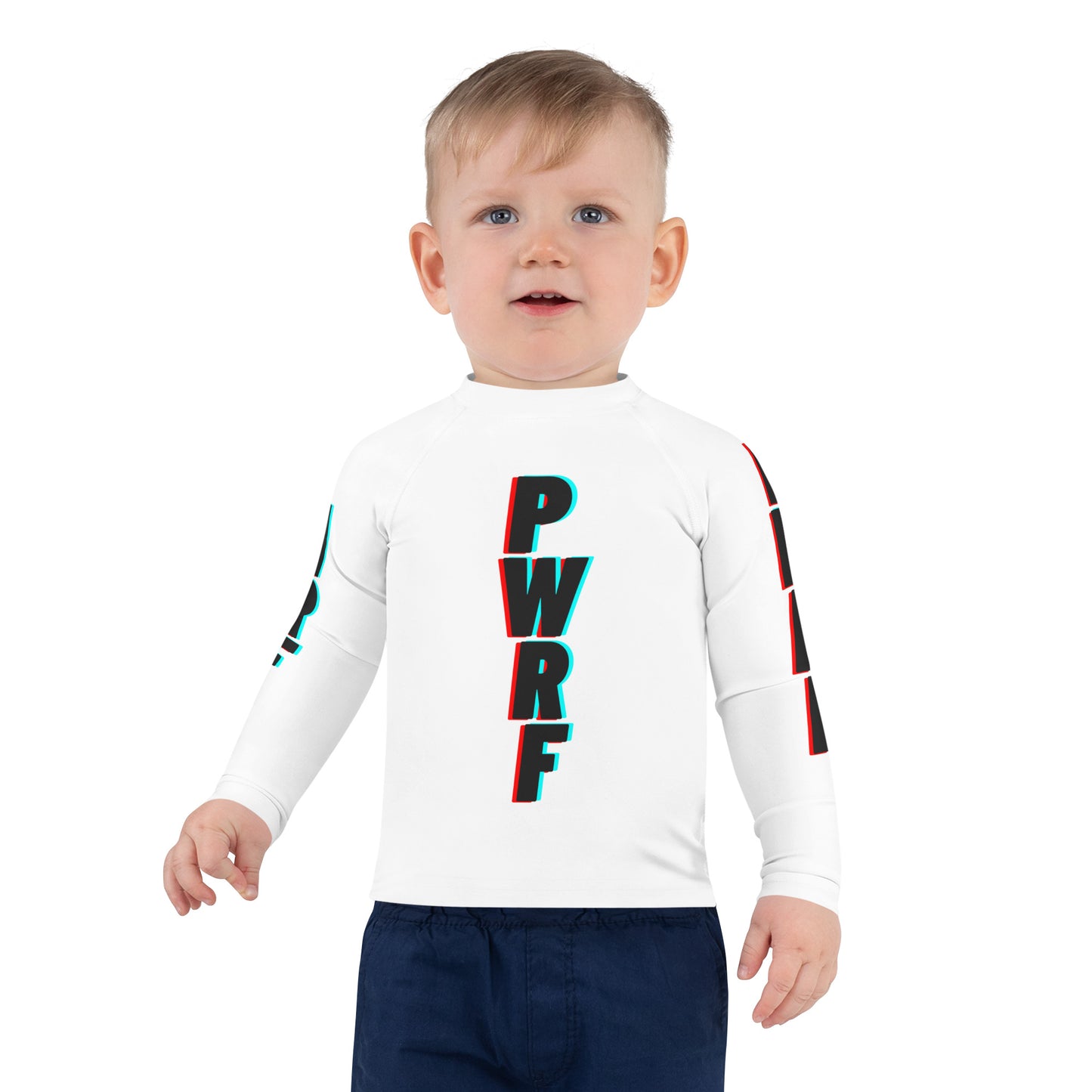 Kids PWRF Fluo Rash Guard