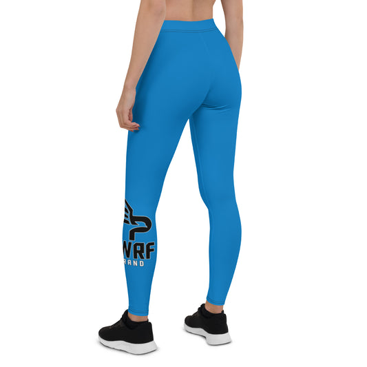 Women's PWRF Brand Blue Leggings