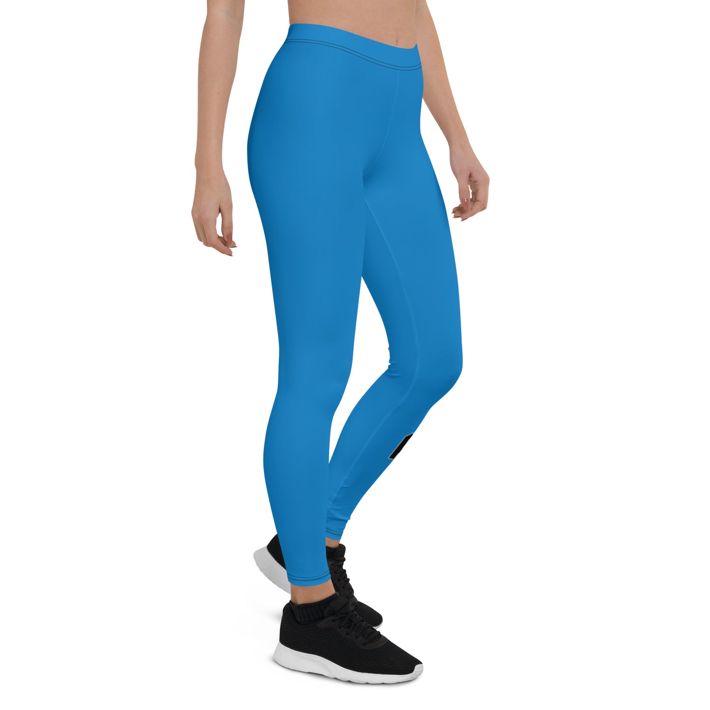 Women's PWRF Brand Blue Leggings