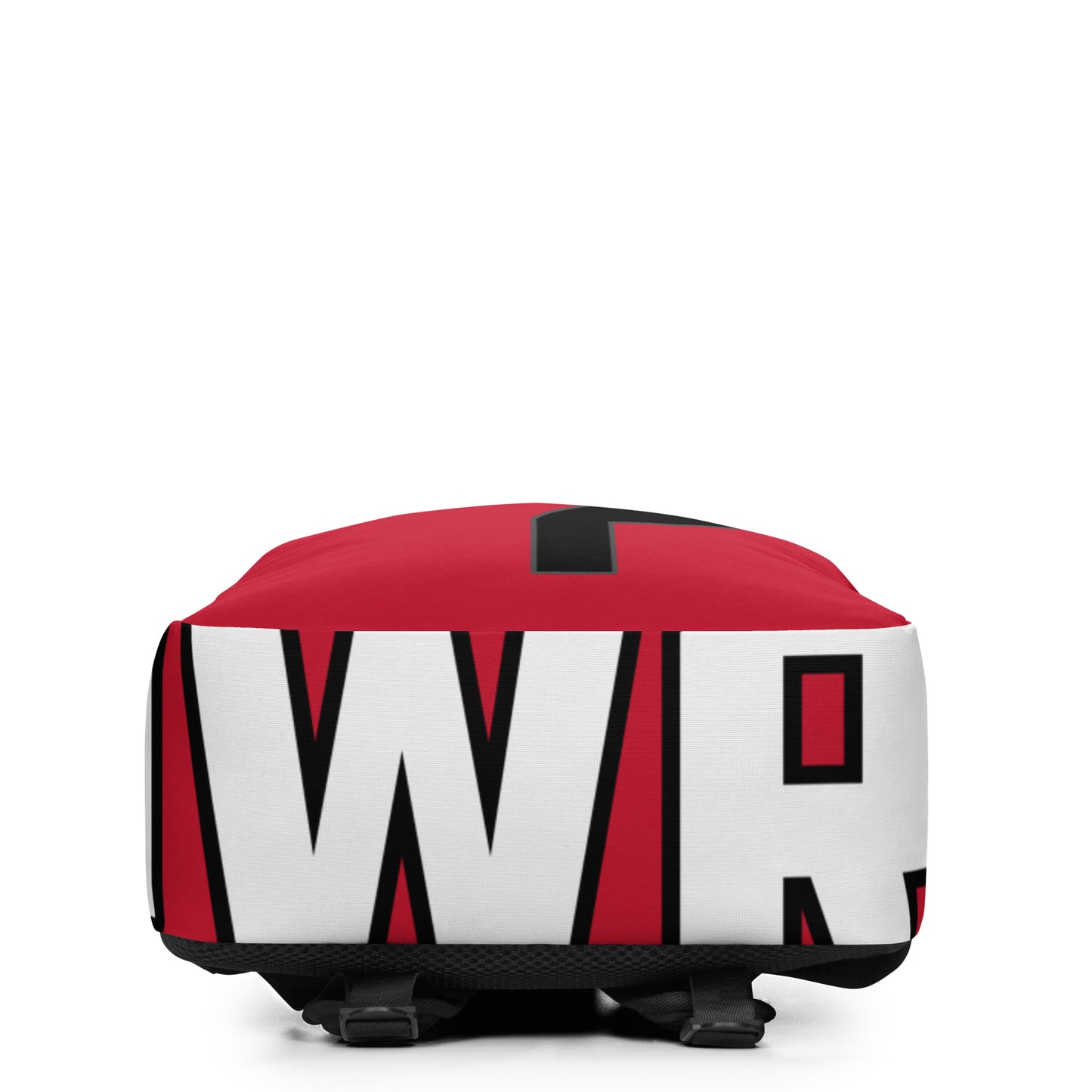 PWRF BRAND Logo Minimalist Red Backpack