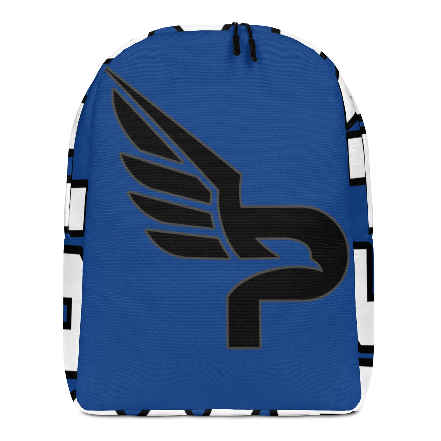 PWRF BRAND Logo Minimalist Blue Backpack