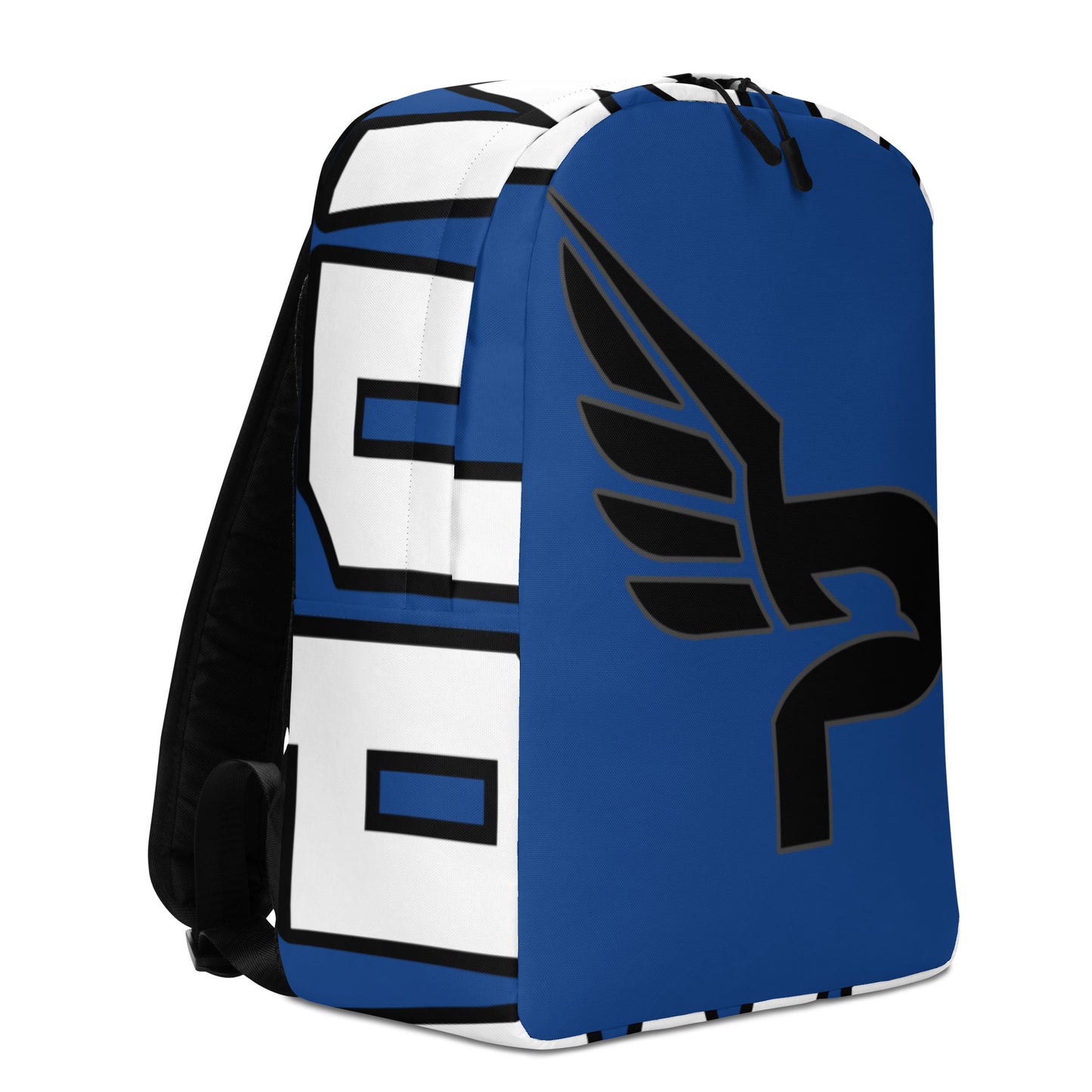 PWRF BRAND Logo Minimalist Blue Backpack