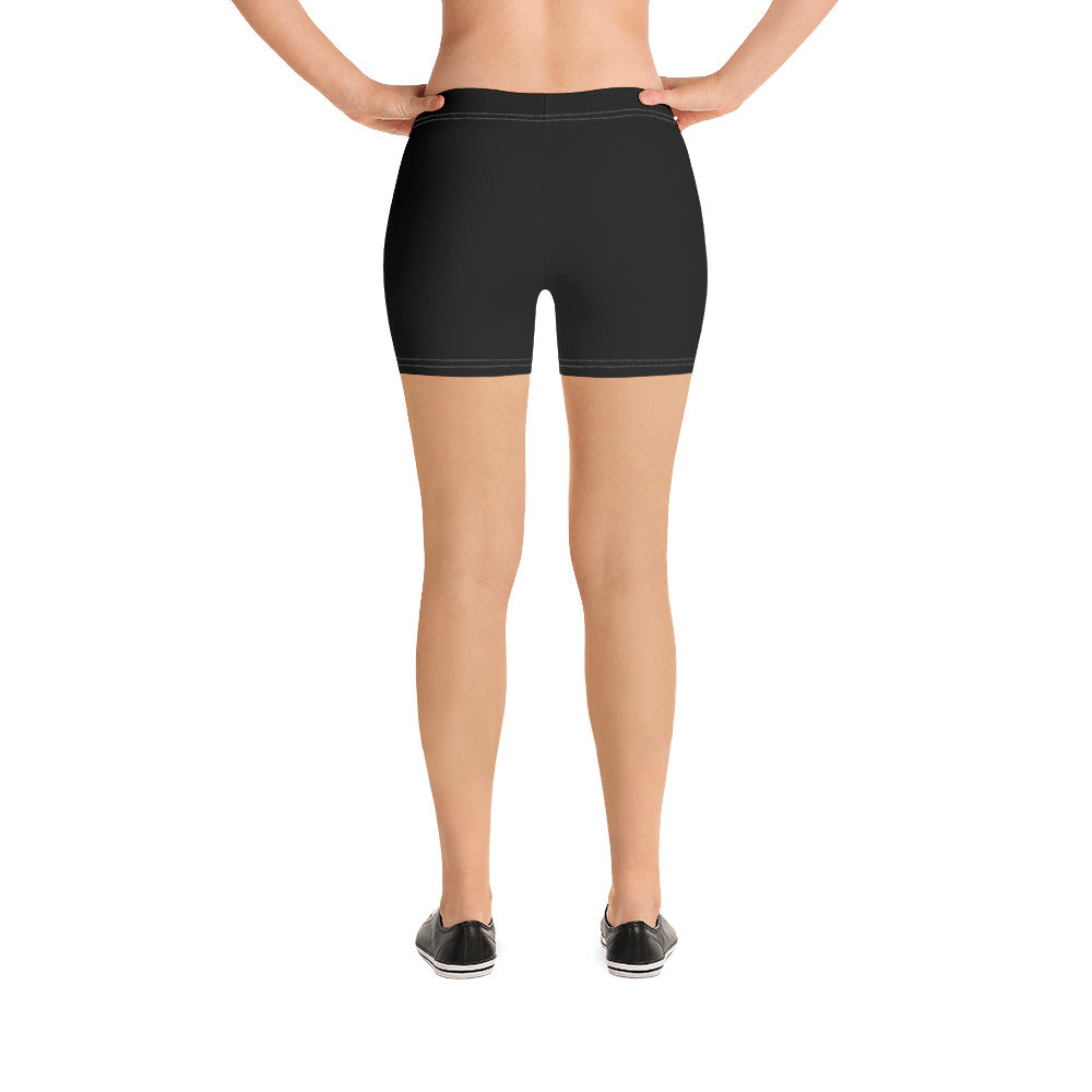 Women's Black PWRF Brand Shorts