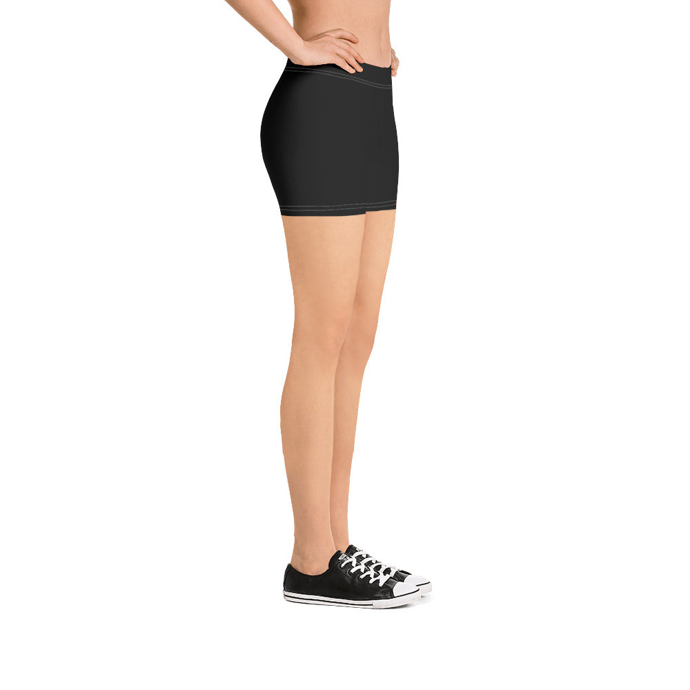 Women's Black PWRF Brand Shorts