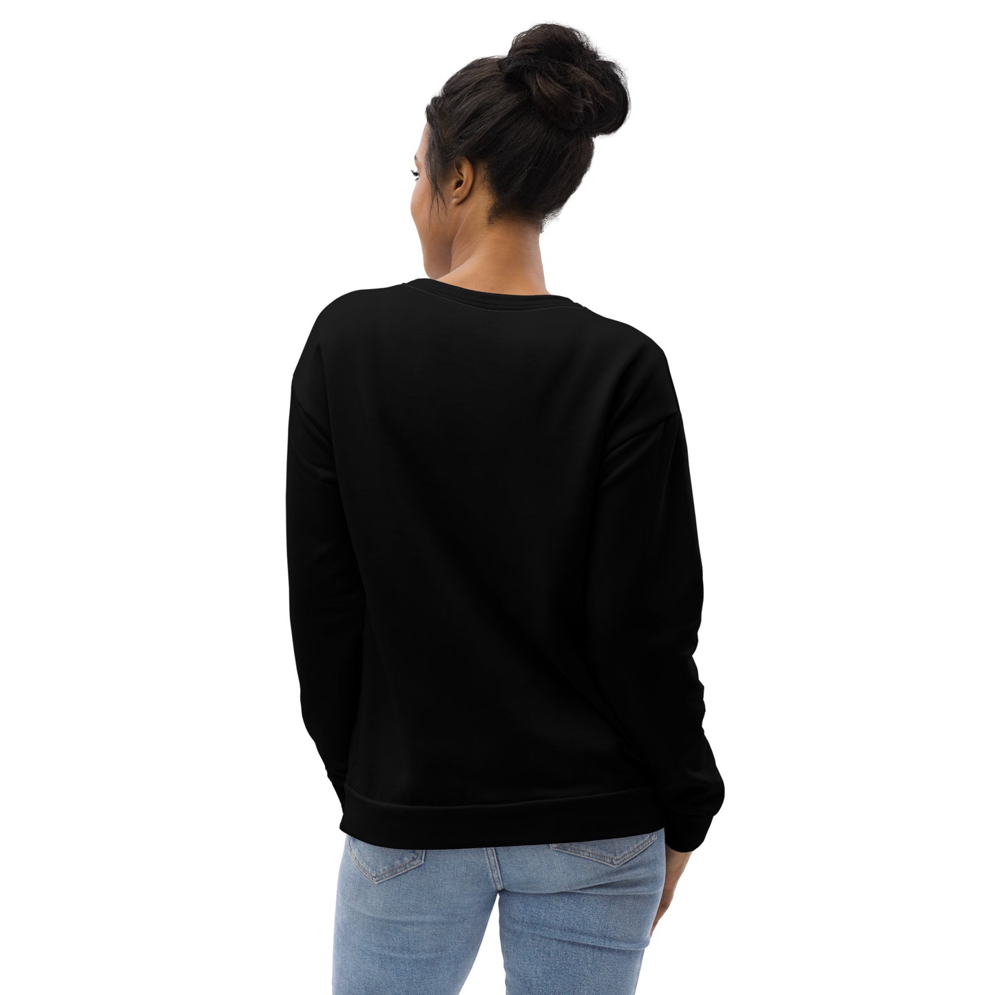 Women's PWRF Brand Black Unisex Sweatshirt