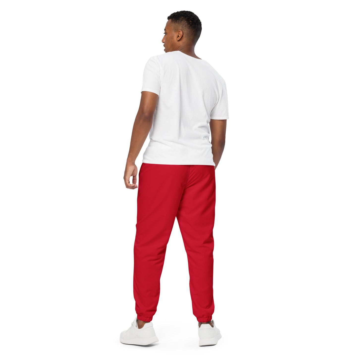 Men's Red Unisex Track Pants