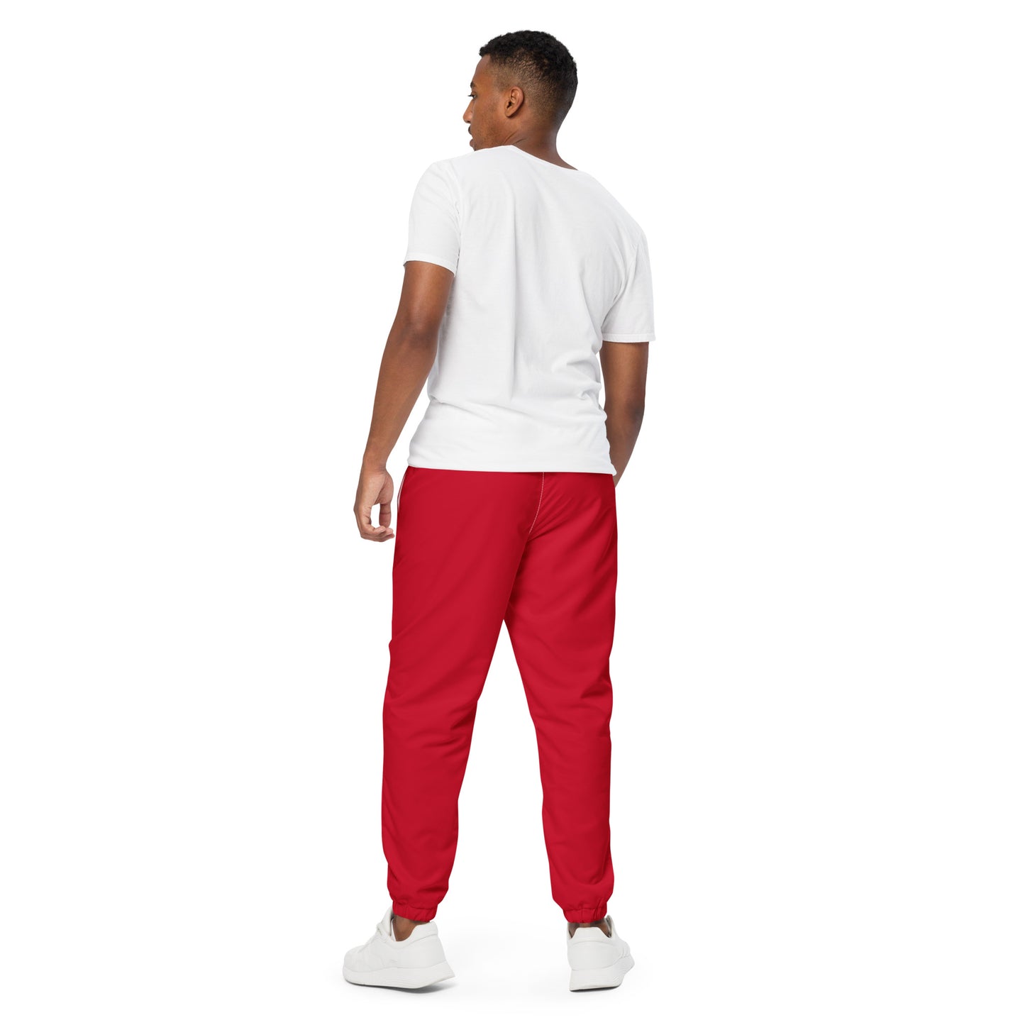 Men's Red Unisex Track Pants