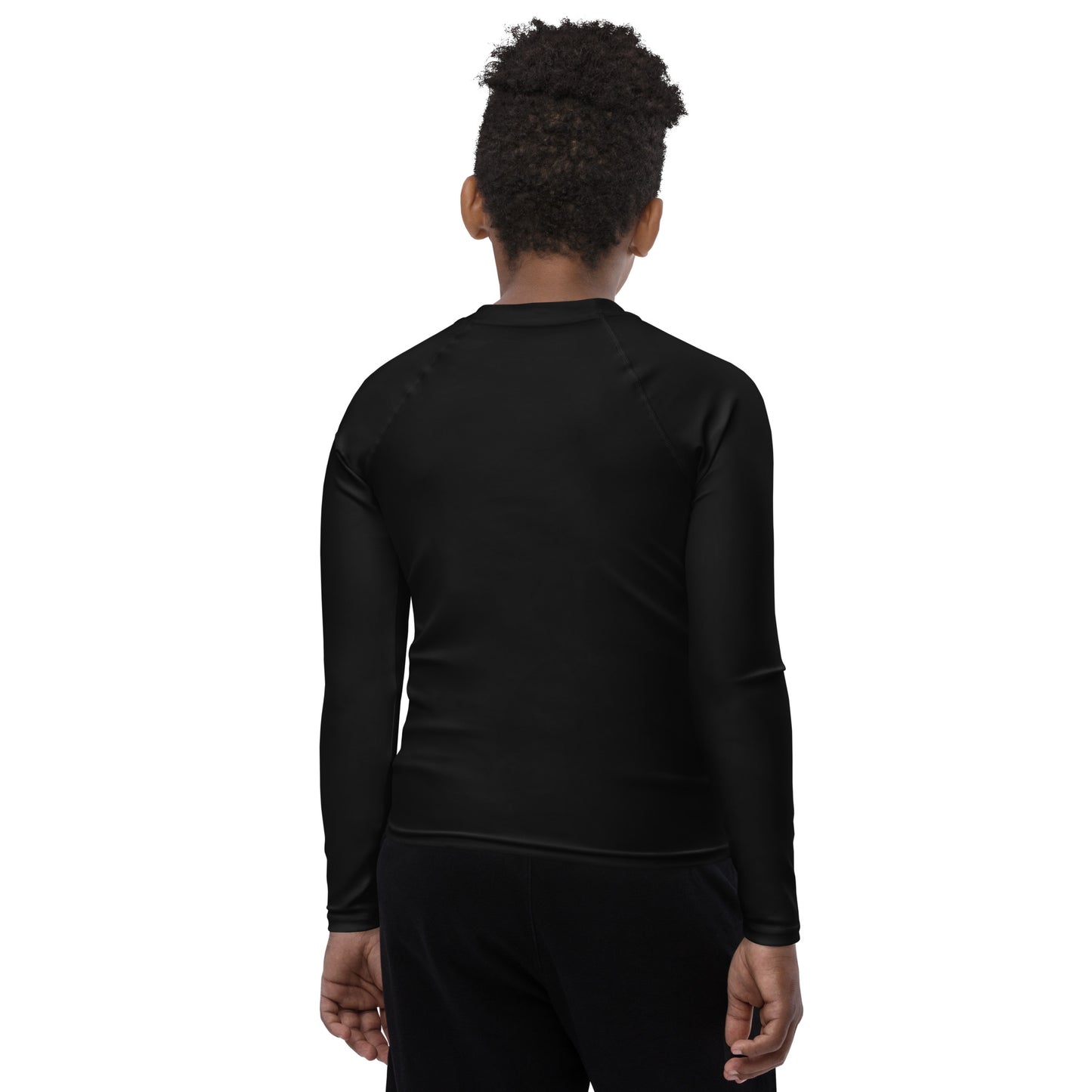 Youth Black PWRF Rash Guard