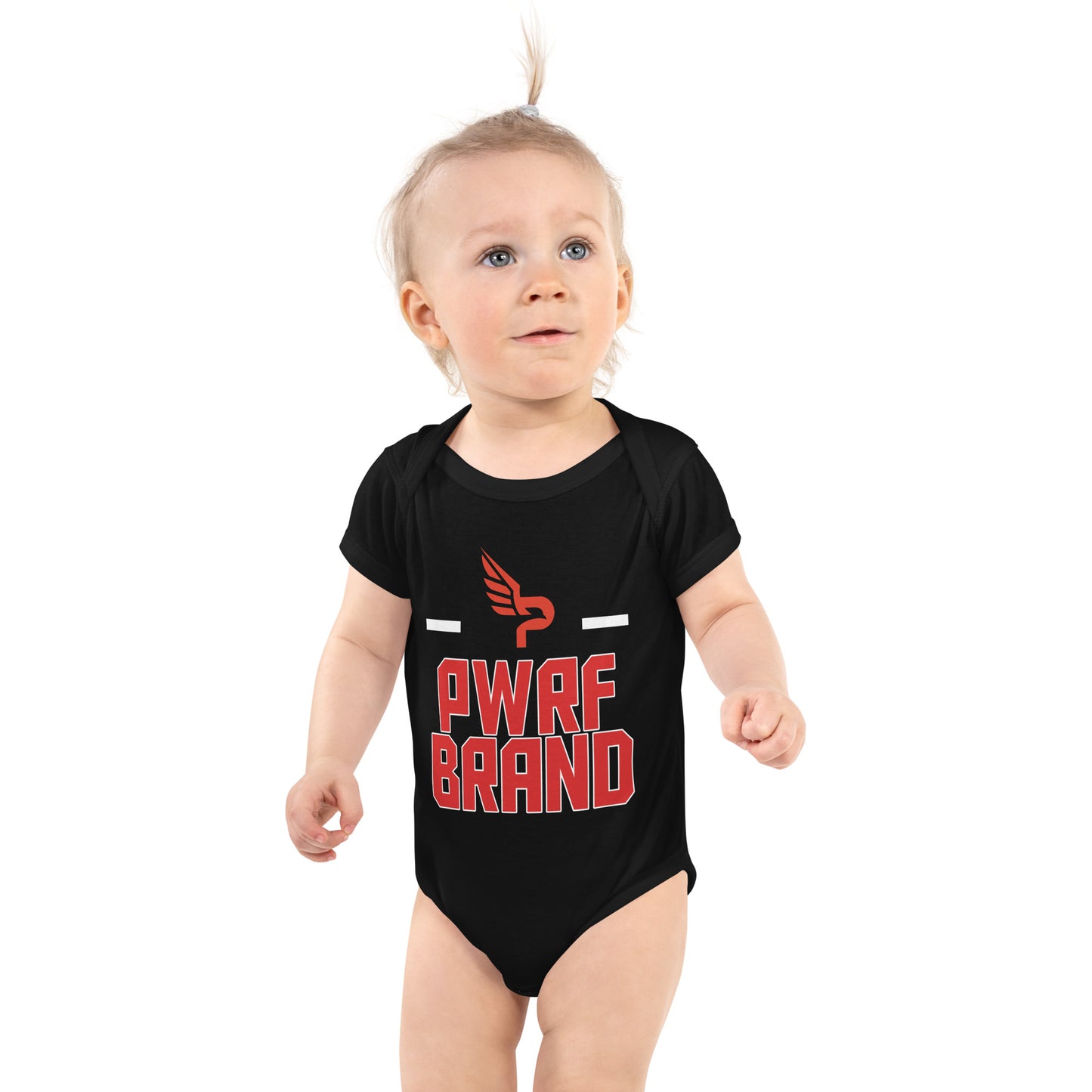 PWRF Brand Red Logo Infant Bodysuit