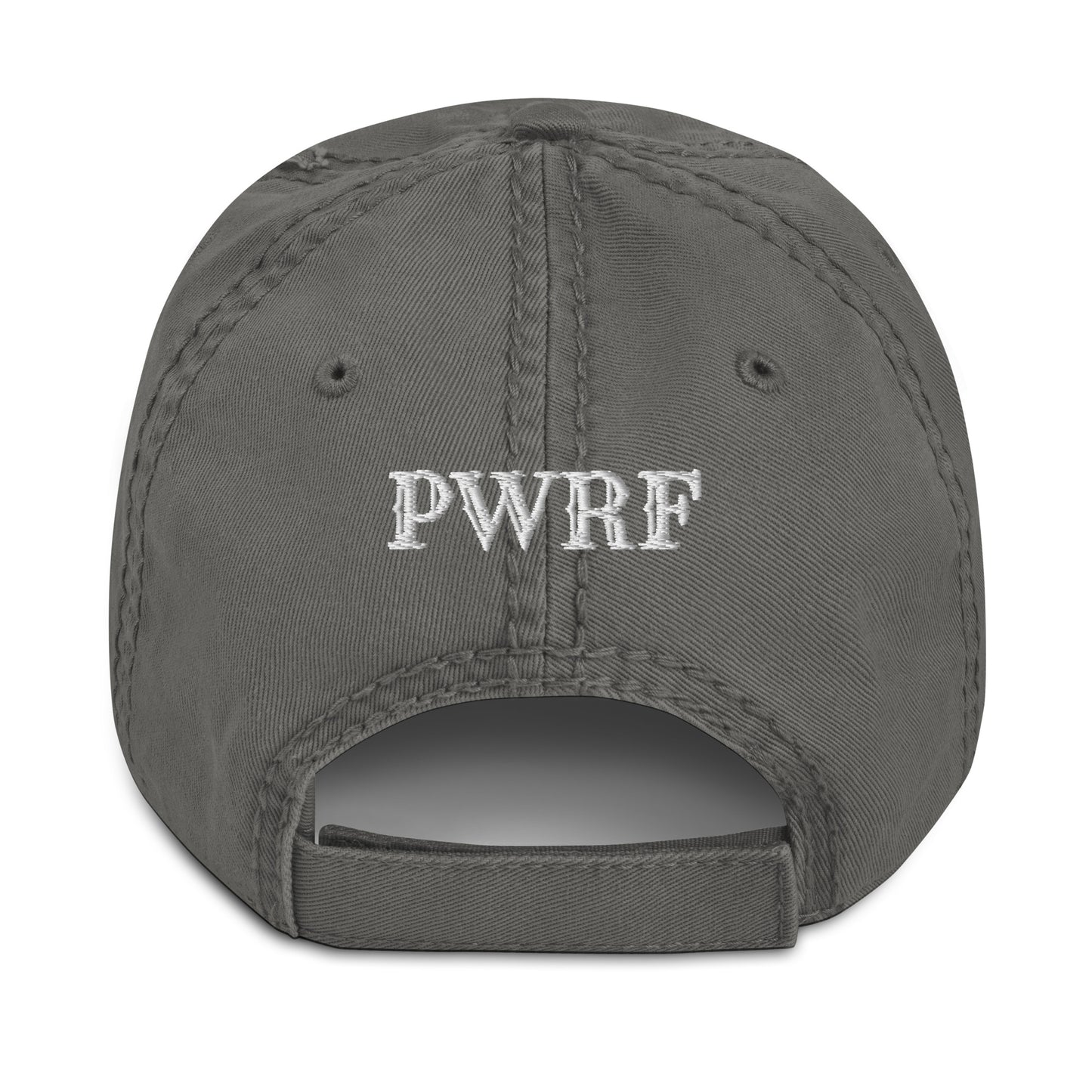 PWRF Brand Logo Distressed Dad Hat