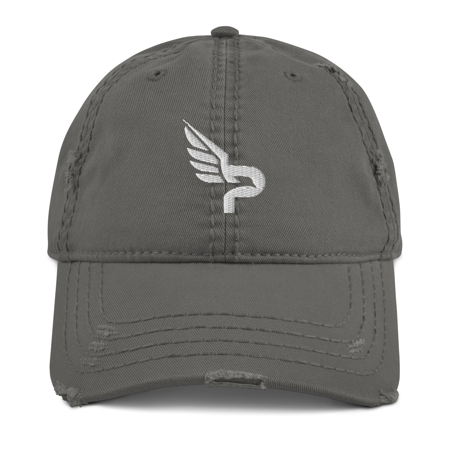 PWRF Brand Logo Distressed Dad Hat