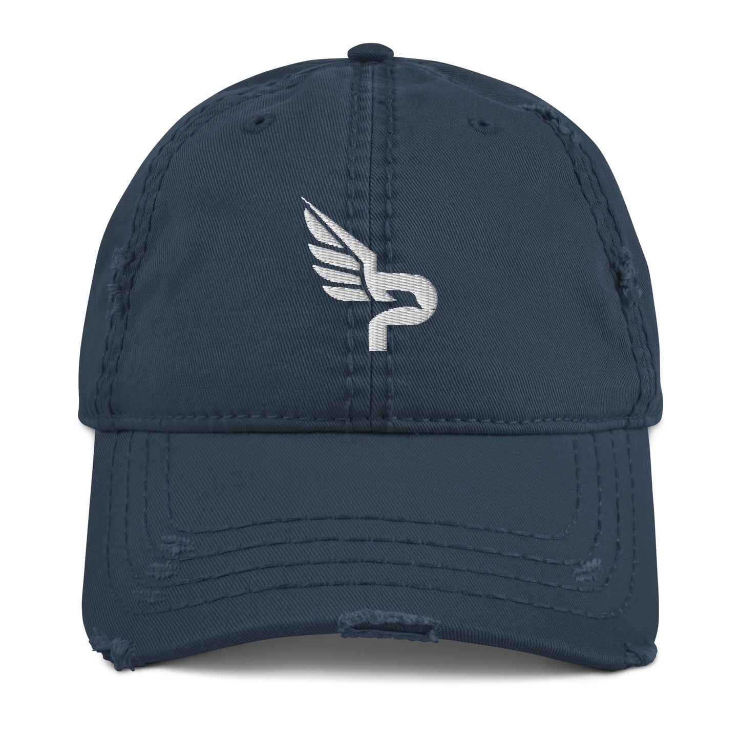 PWRF Brand Logo Distressed Dad Hat