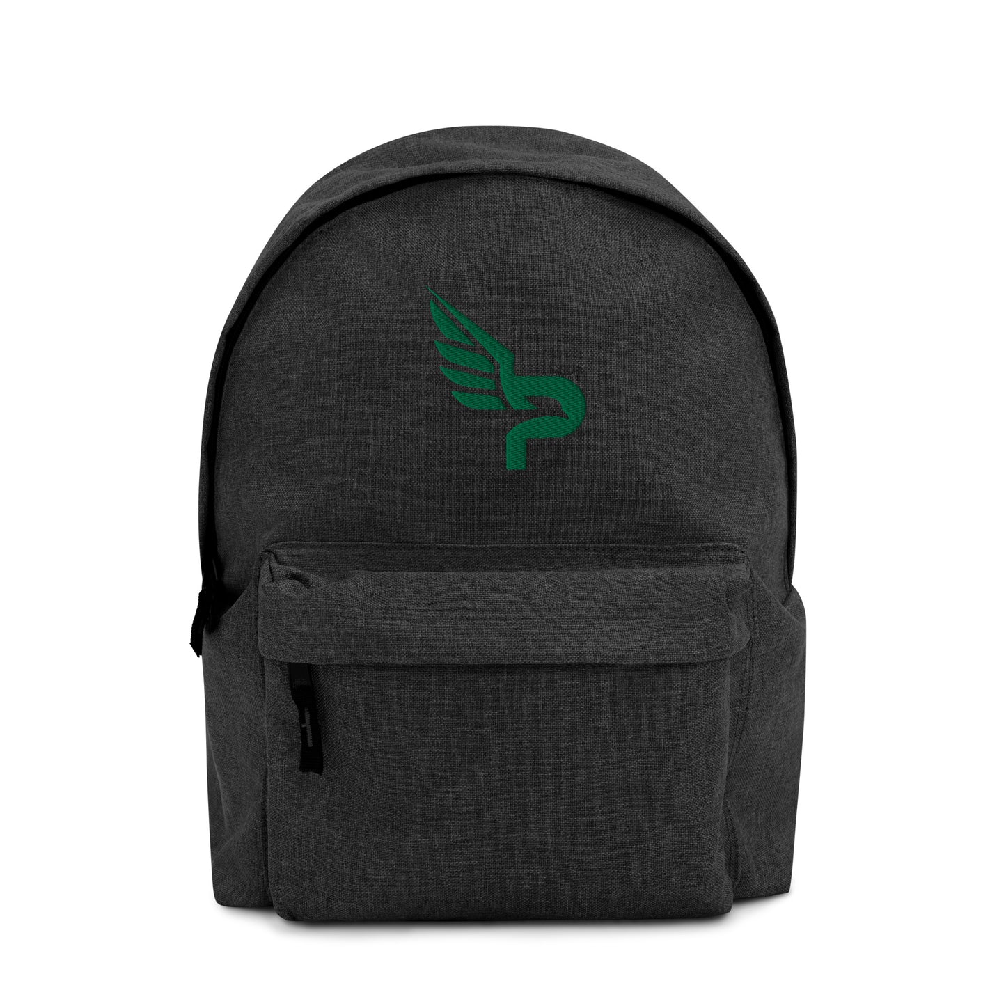 PWRF BRAND Logo Kelly Green Embroidered Backpack