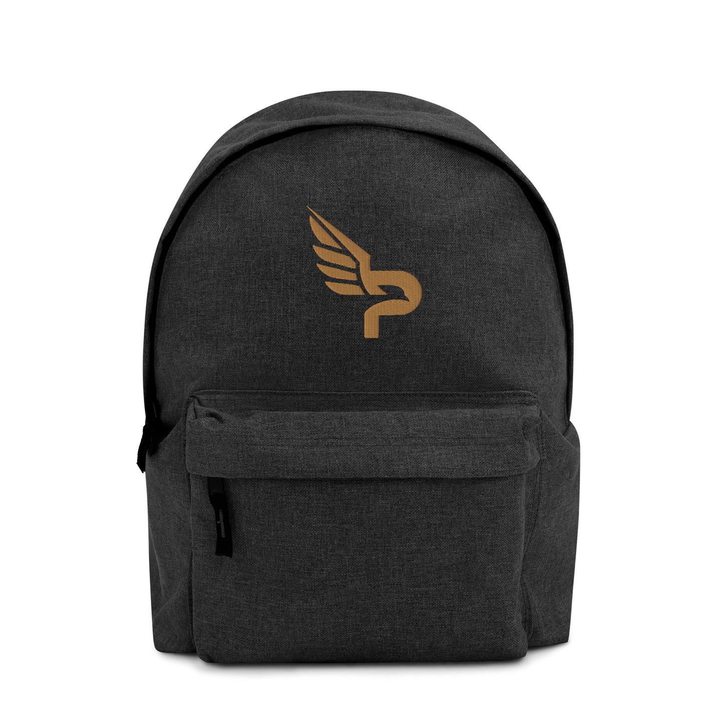 PWRF BRAND Logo Old Gold Embroidered Backpack