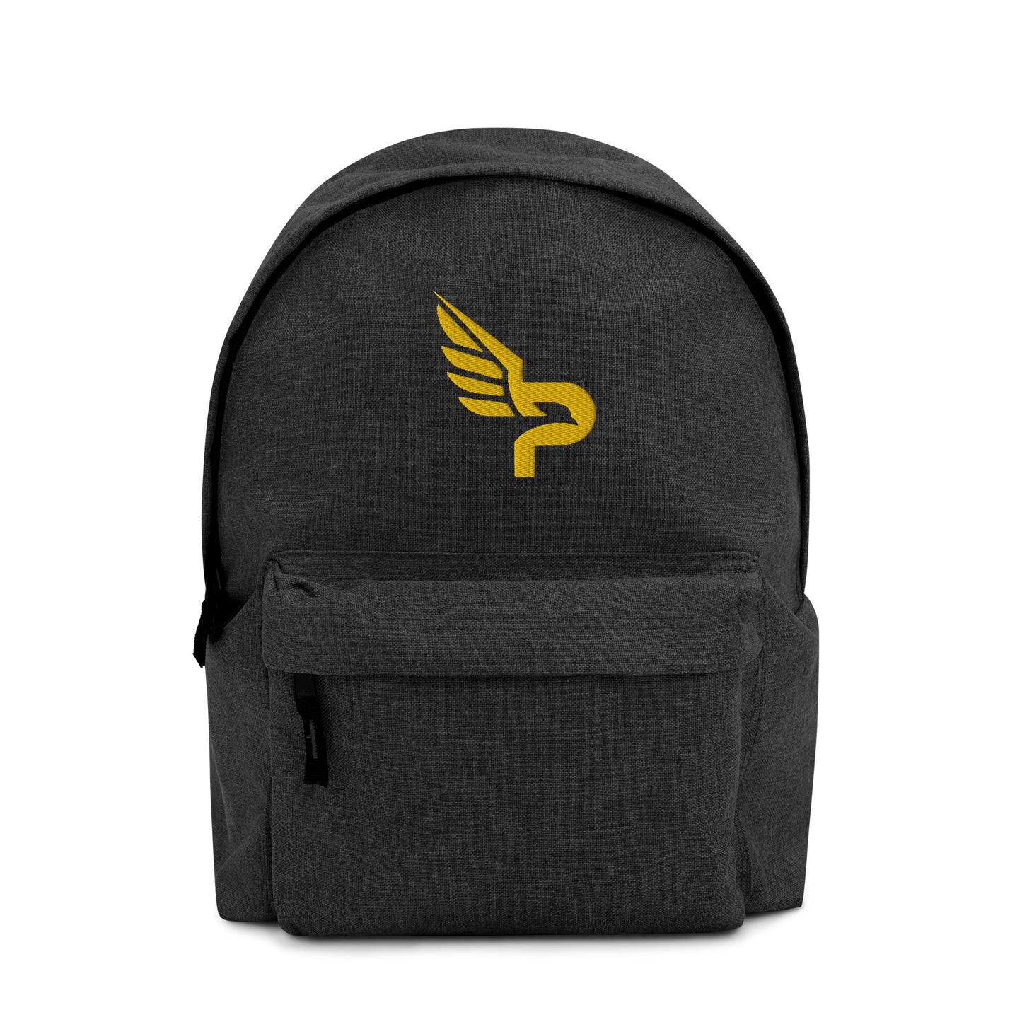 PWRF BRAND Logo Gold Embroidered Backpack