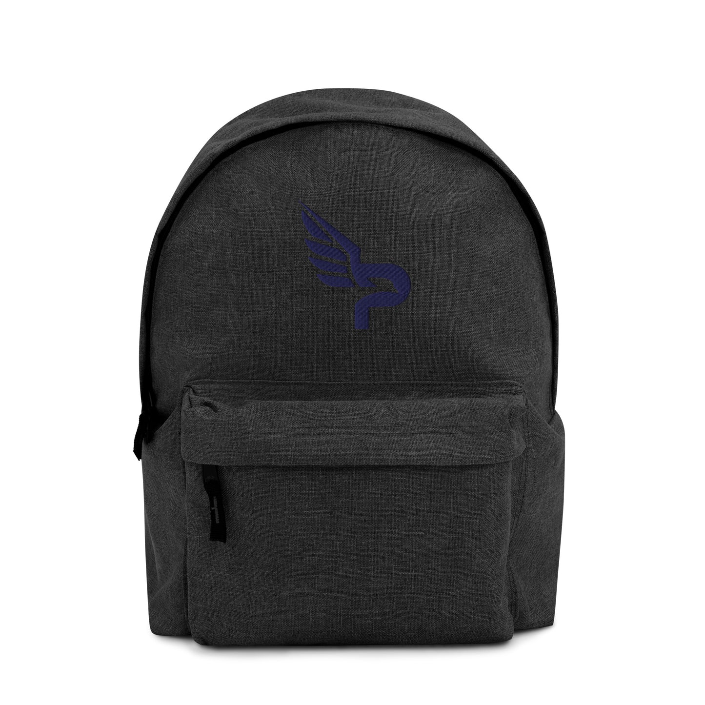 PWRF BRAND Logo Navy Embroidered Backpack