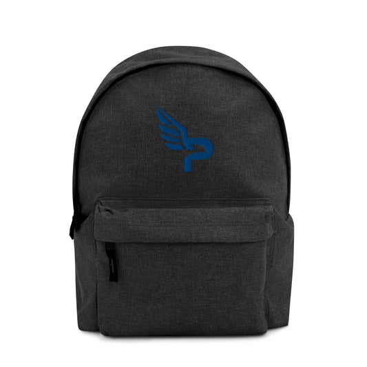 PWRF BRAND Logo Royal Embroidered Backpack