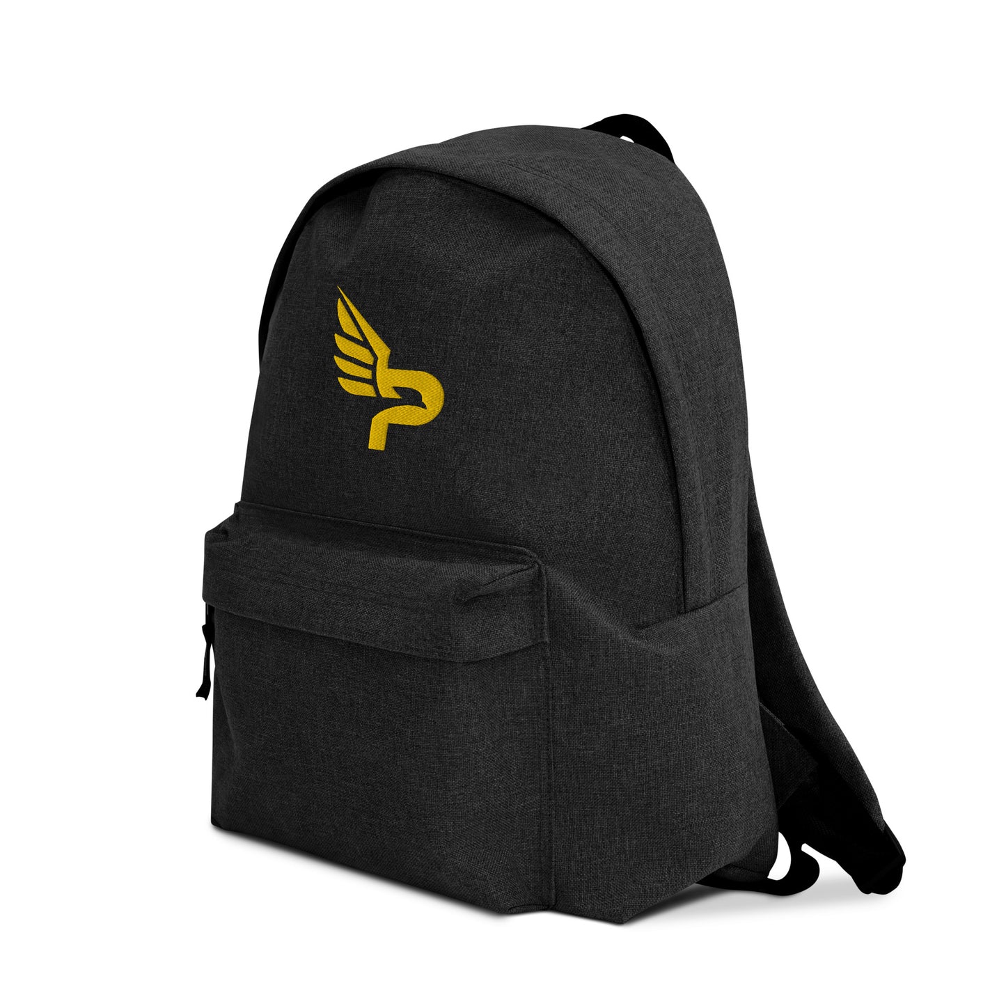 PWRF BRAND Logo Gold Embroidered Backpack