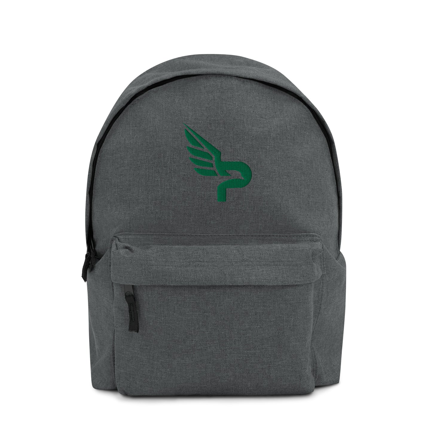 PWRF BRAND Logo Kelly Green Embroidered Backpack