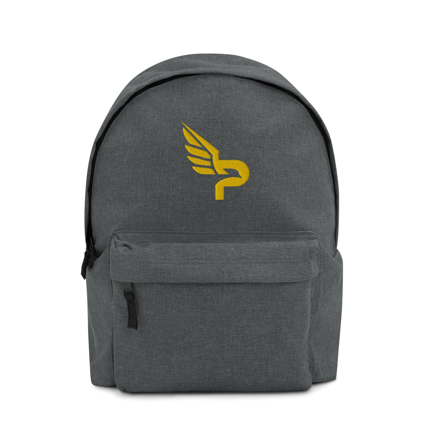 PWRF BRAND Logo Gold Embroidered Backpack