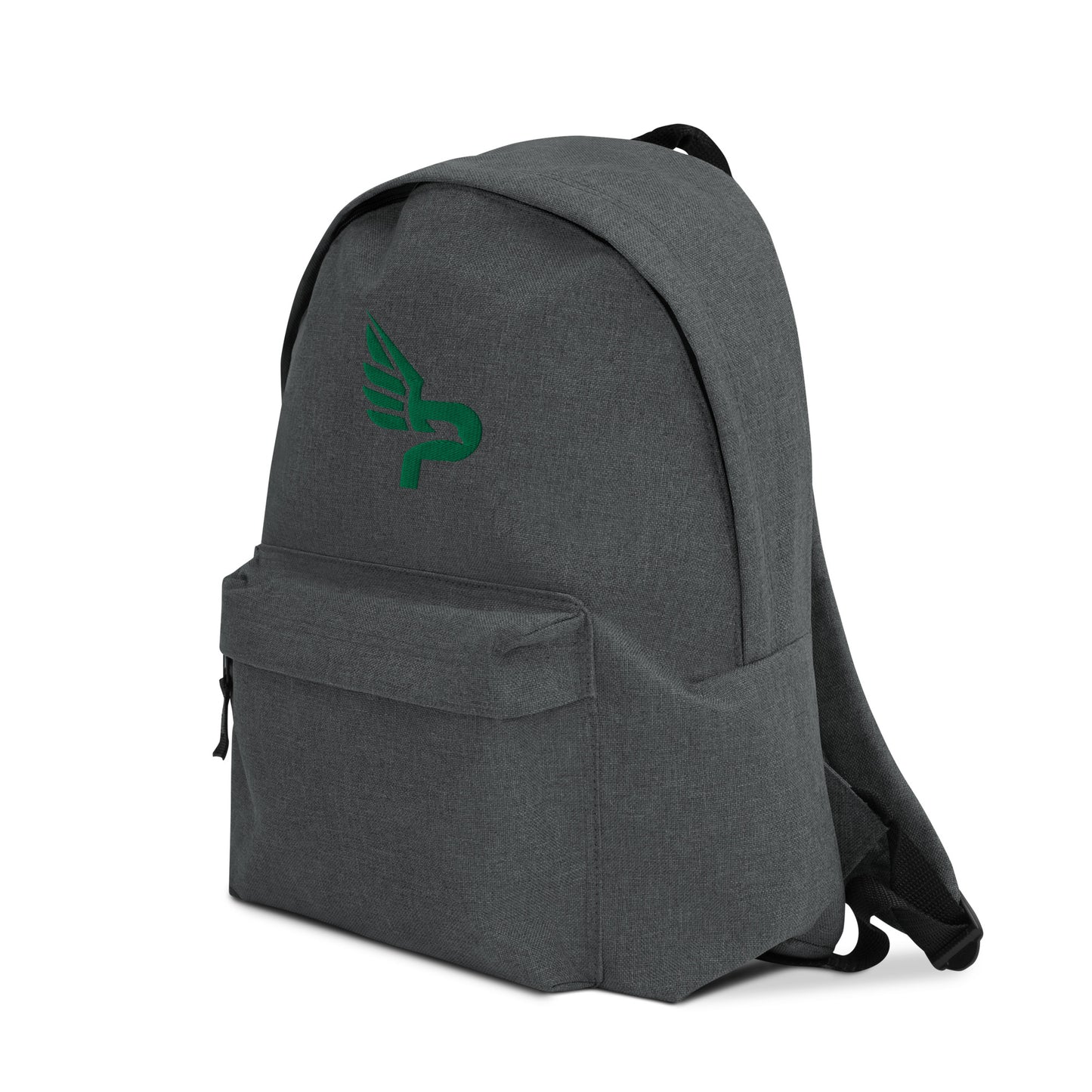 PWRF BRAND Logo Kelly Green Embroidered Backpack