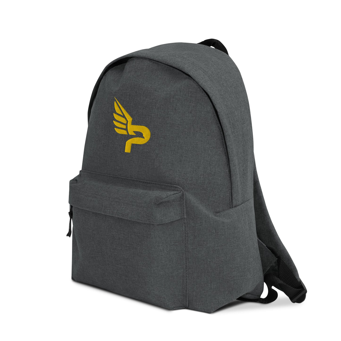 PWRF BRAND Logo Gold Embroidered Backpack