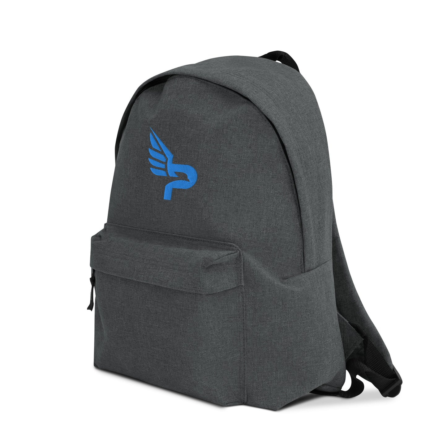 PWRF BRAND Logo Aqua/Teal Embroidered Backpack