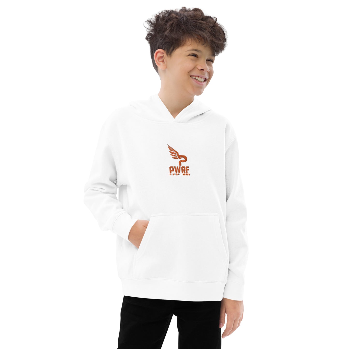 Kids PWRF Brand Fleece Hoodie