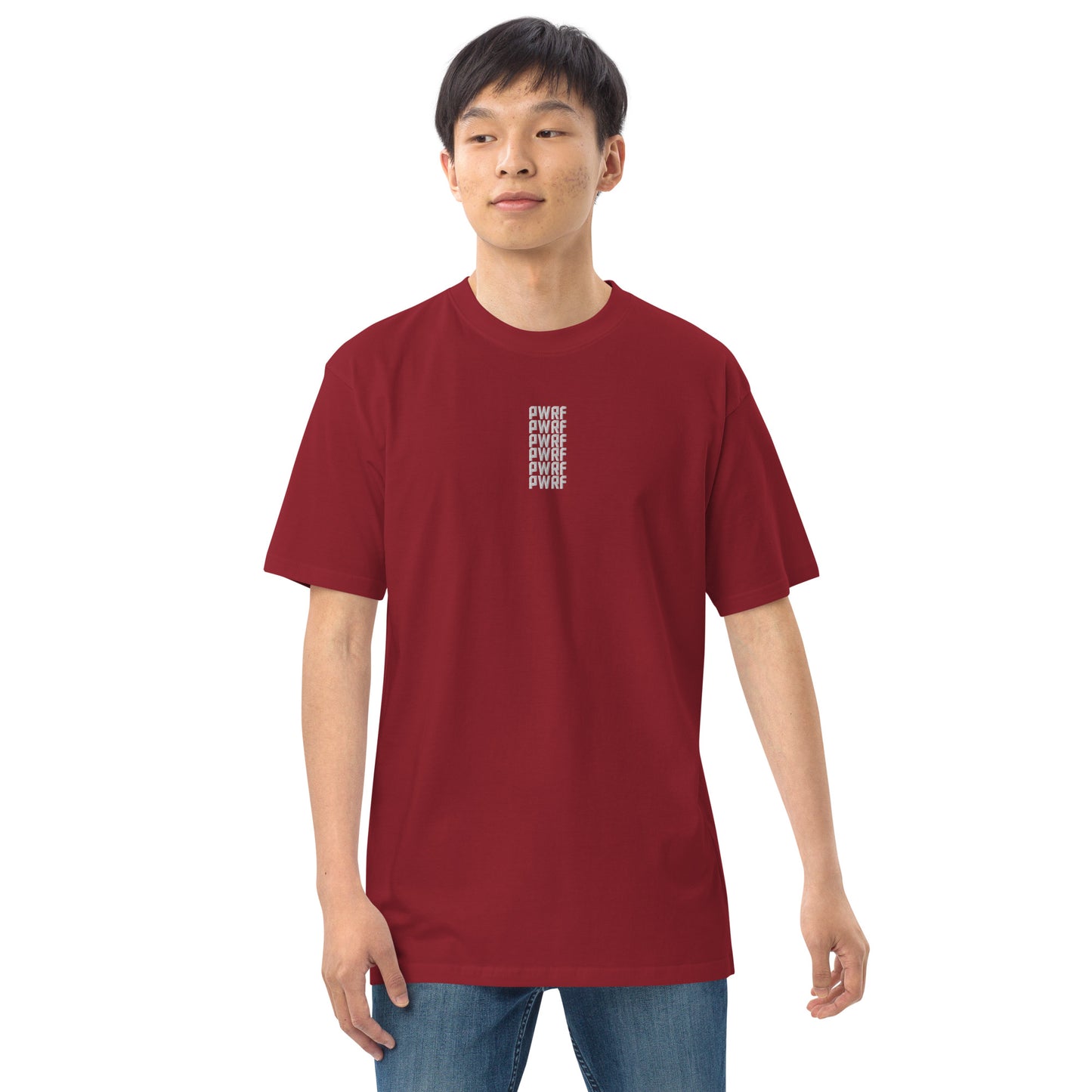 Men’s PWRF 6x Embroidered Premium Heavyweight Tee