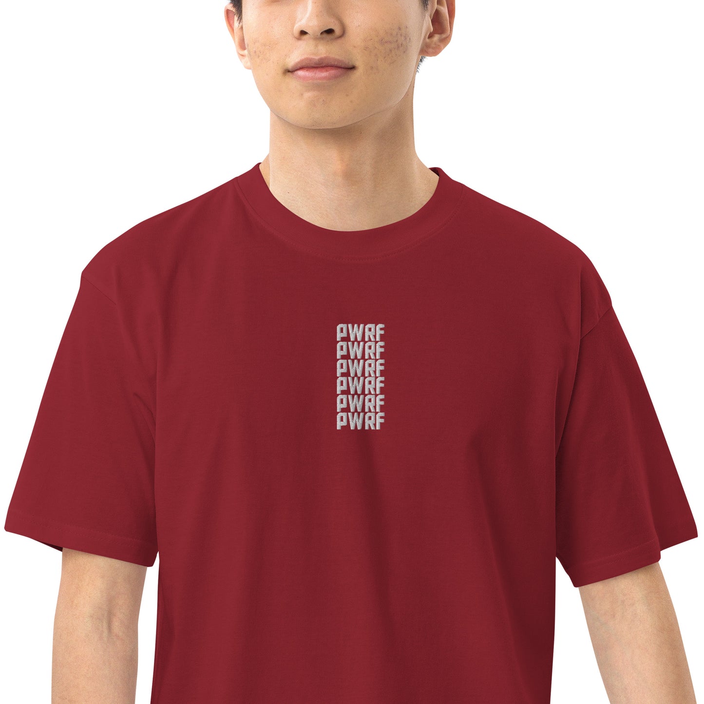 Men’s PWRF 6x Embroidered Premium Heavyweight Tee