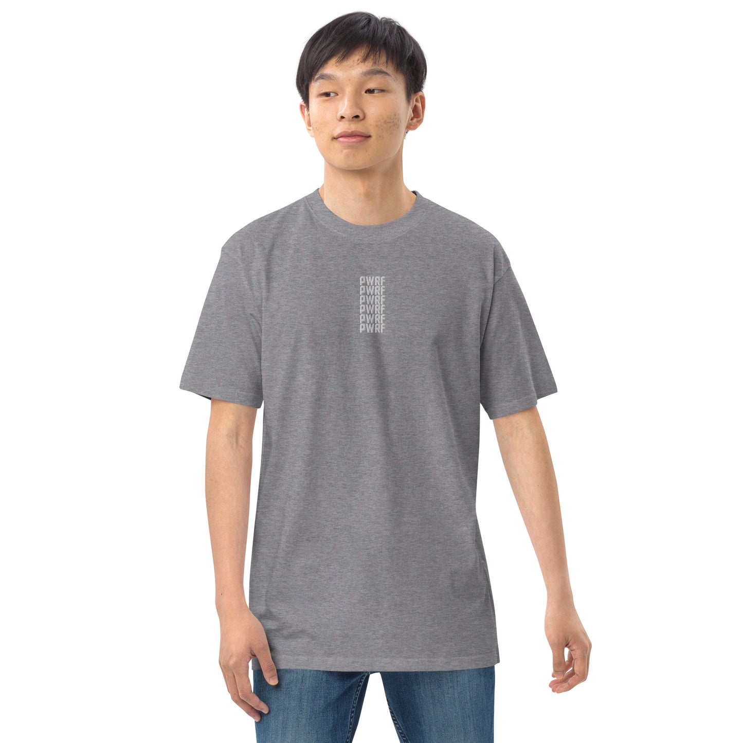 Men’s PWRF 6x Embroidered Premium Heavyweight Tee