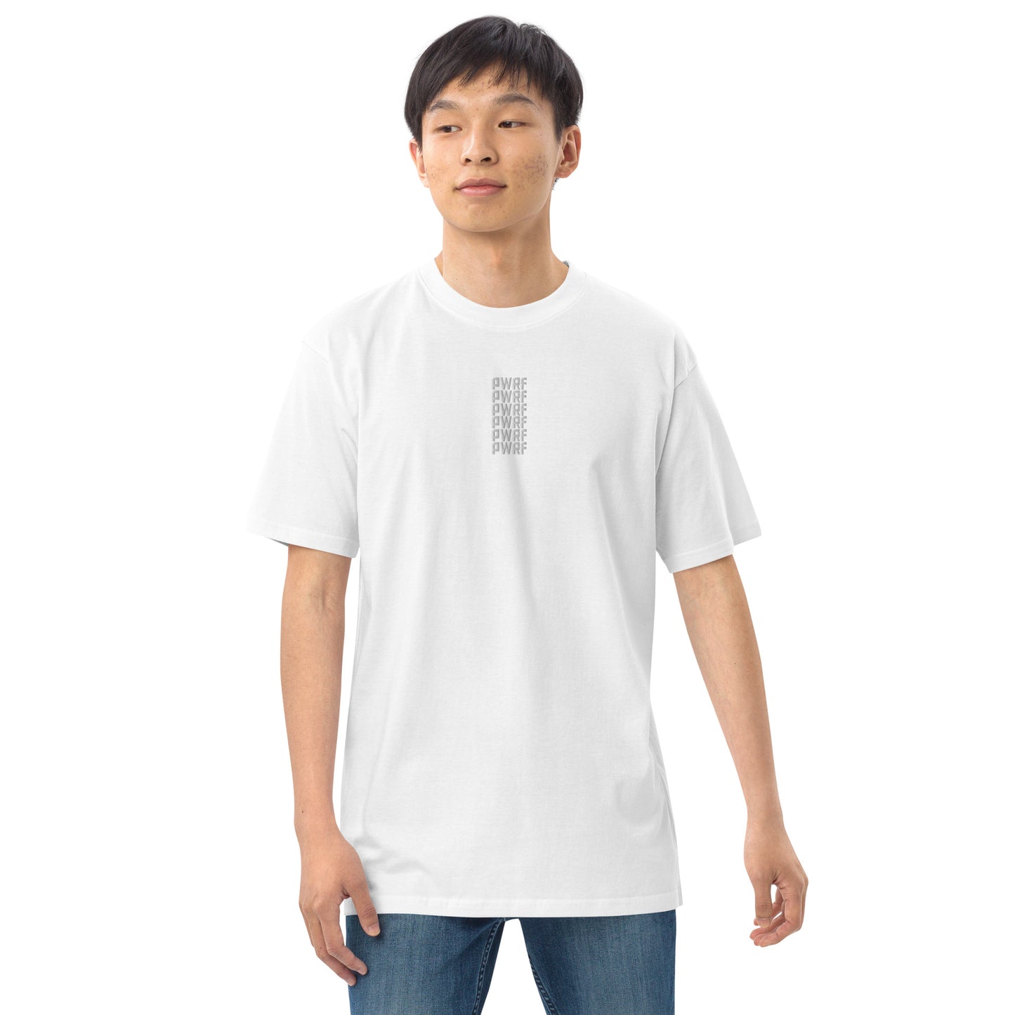 Men’s PWRF 6x Embroidered Premium Heavyweight Tee