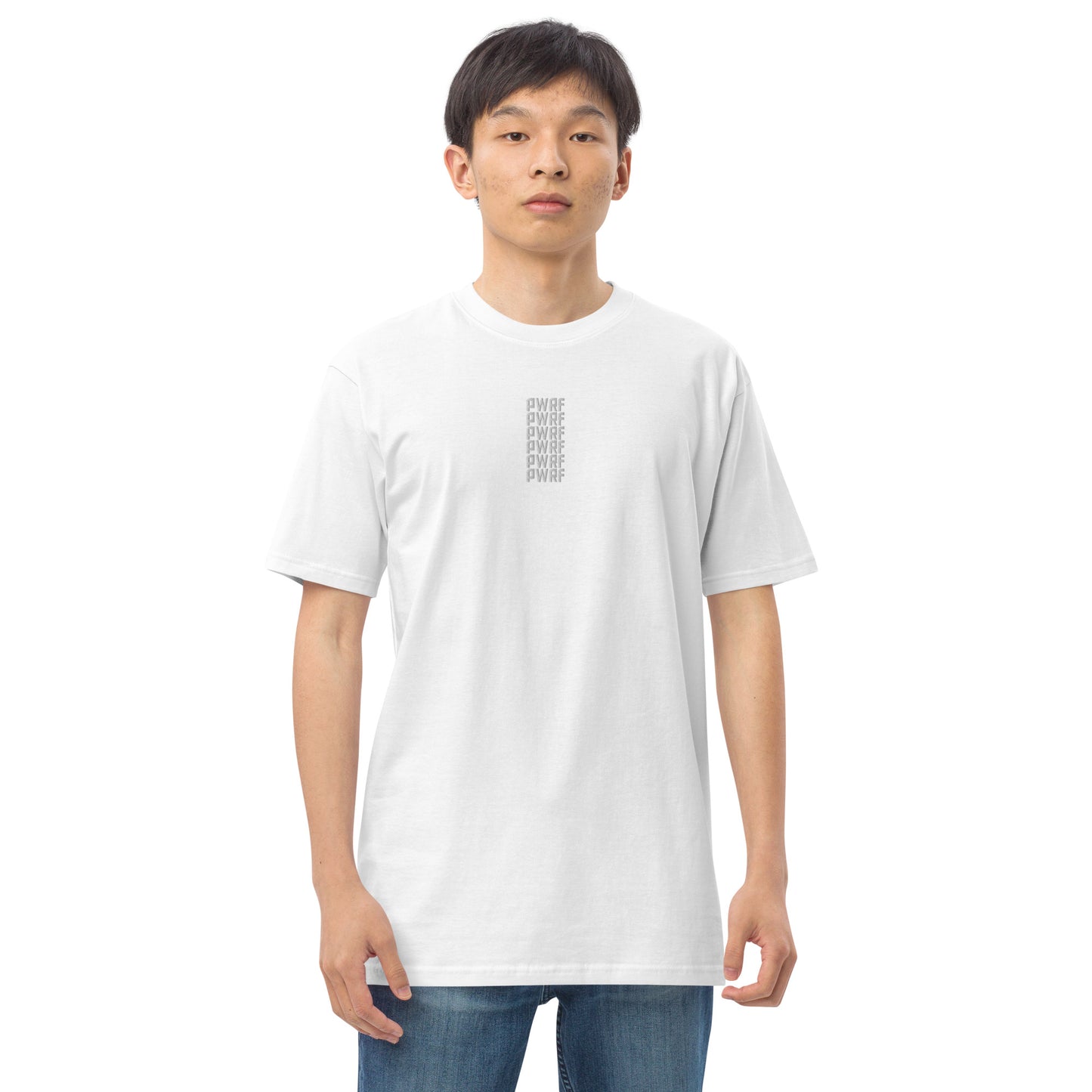 Men’s PWRF 6x Embroidered Premium Heavyweight Tee