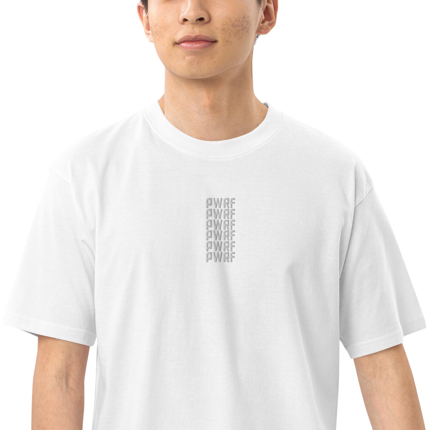 Men’s PWRF 6x Embroidered Premium Heavyweight Tee