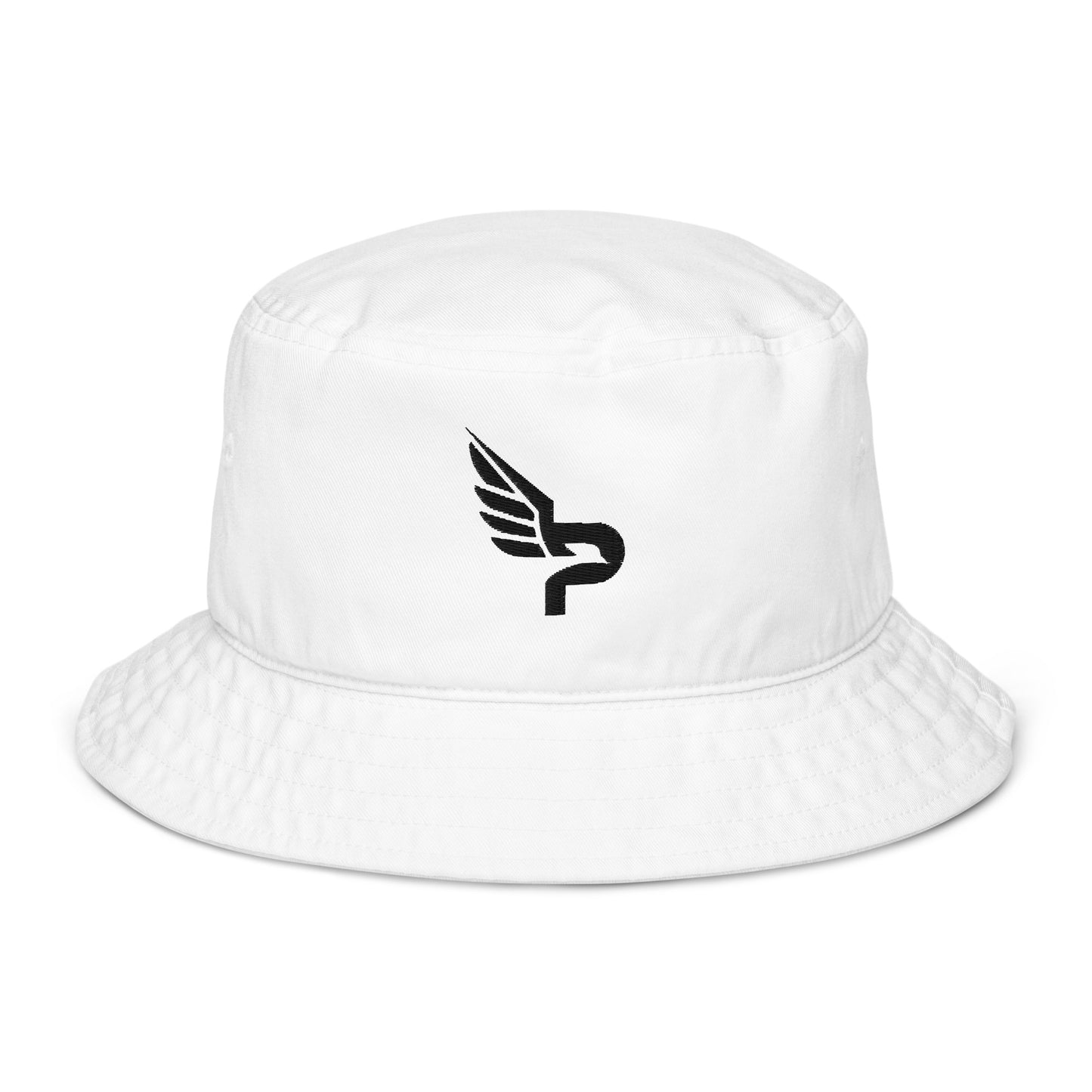 PWRF Brand Logo Organic bucket hat