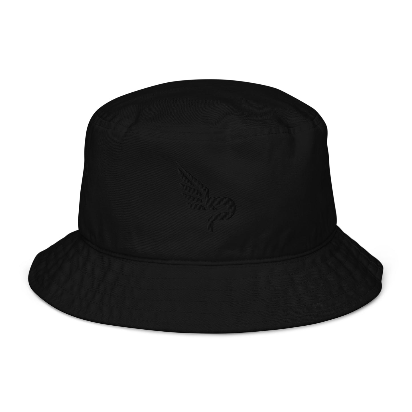 PWRF Brand Logo Organic bucket hat